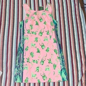 LILLY PULITZER MONKEY BUSINESS STRETCH SHIFT SZ 8